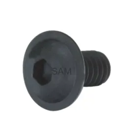 25 Stück Linsenkopfschrauben ISO 7380 A2 SCHWARZ M2,5X8 FLANSCH