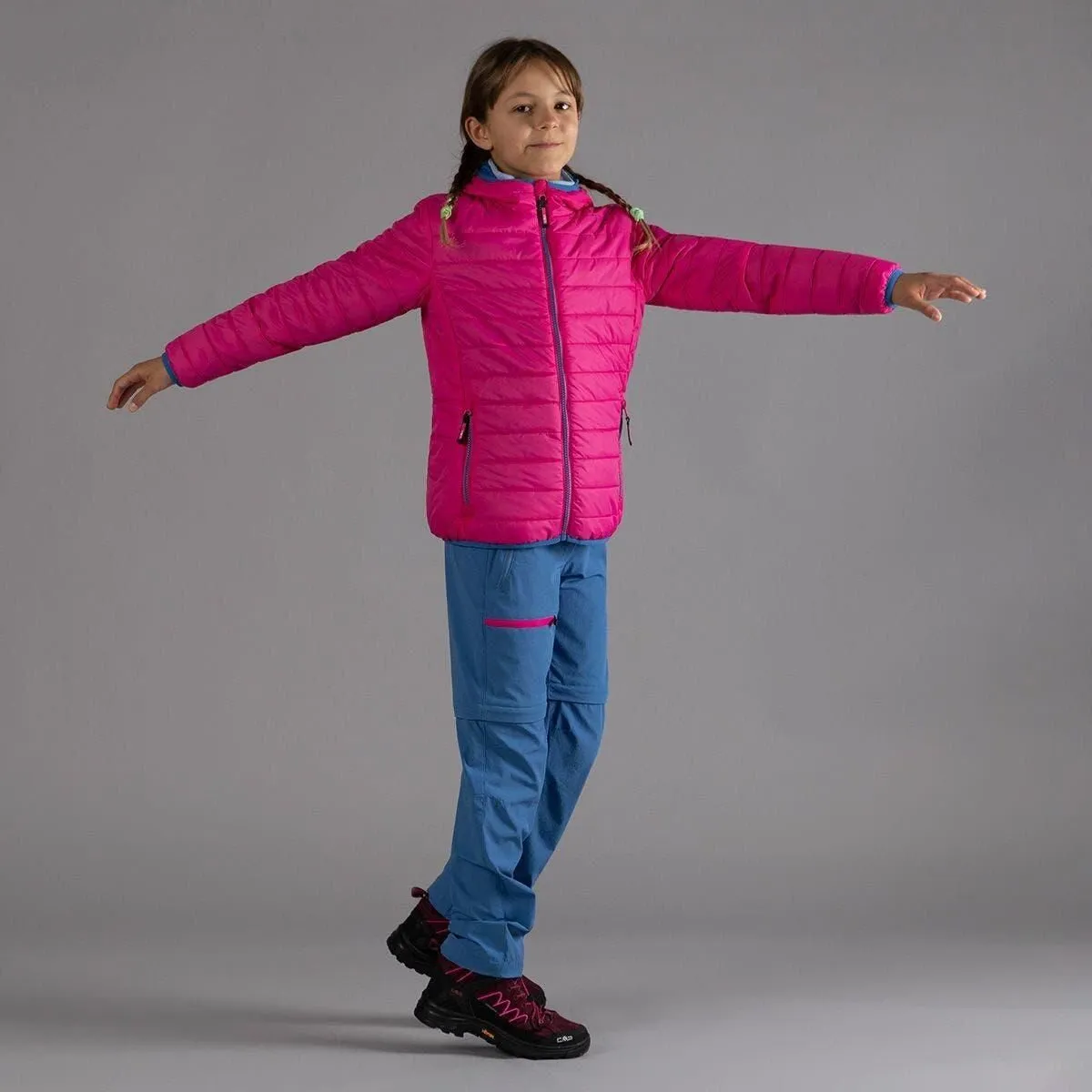 CMP KID G Jacket FIX Hood - Mädchen Freizeitjacke