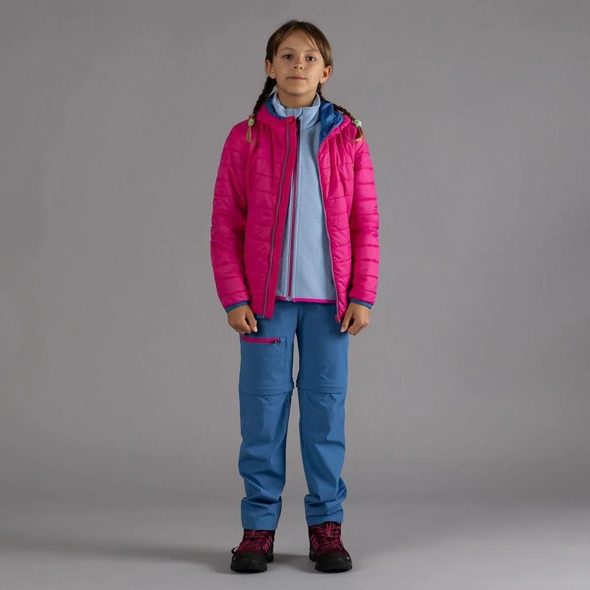 CMP KID G Jacket FIX Hood - Mädchen Freizeitjacke