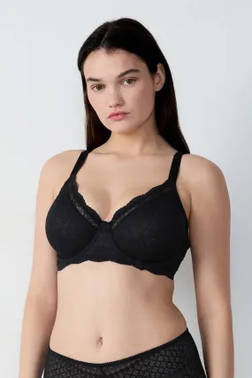 Körbchen-BH mit Minimizer-Effekt -1 Größe DENTELLE