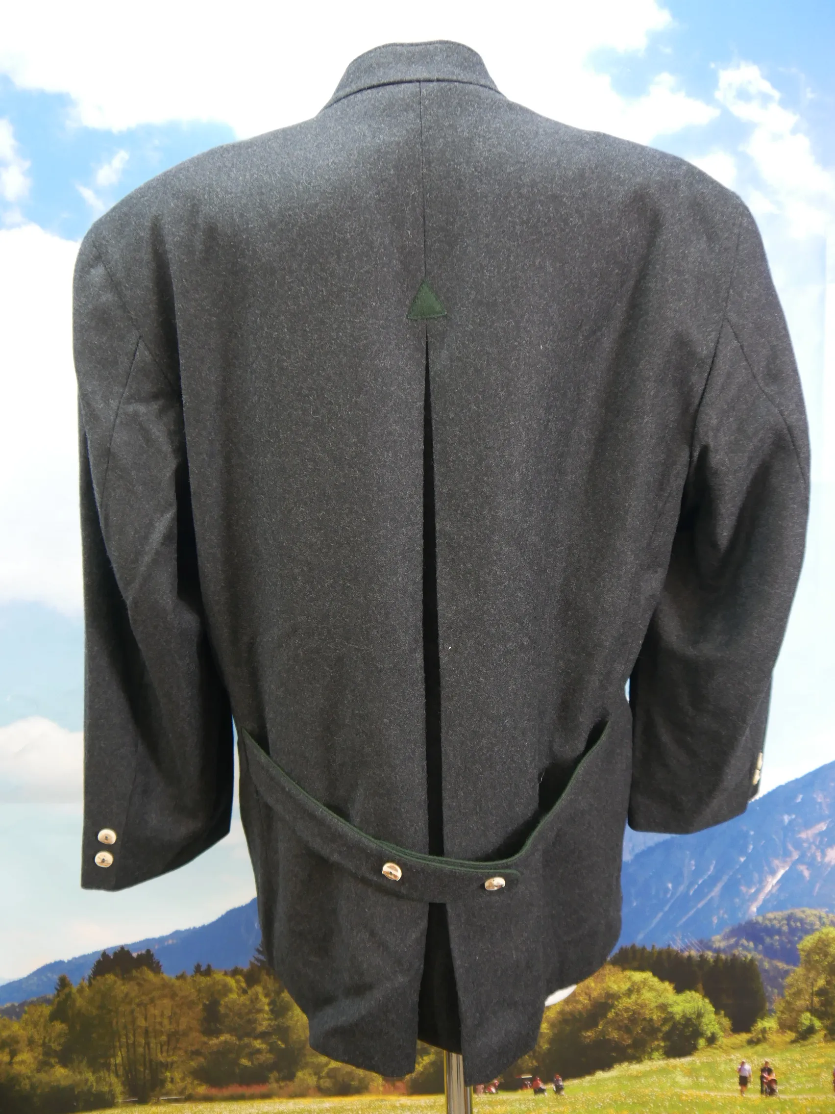 Lodenfrey neuwertig klassisch fescher Janker schwarze Trachtenjacke Jacke Gr.48
